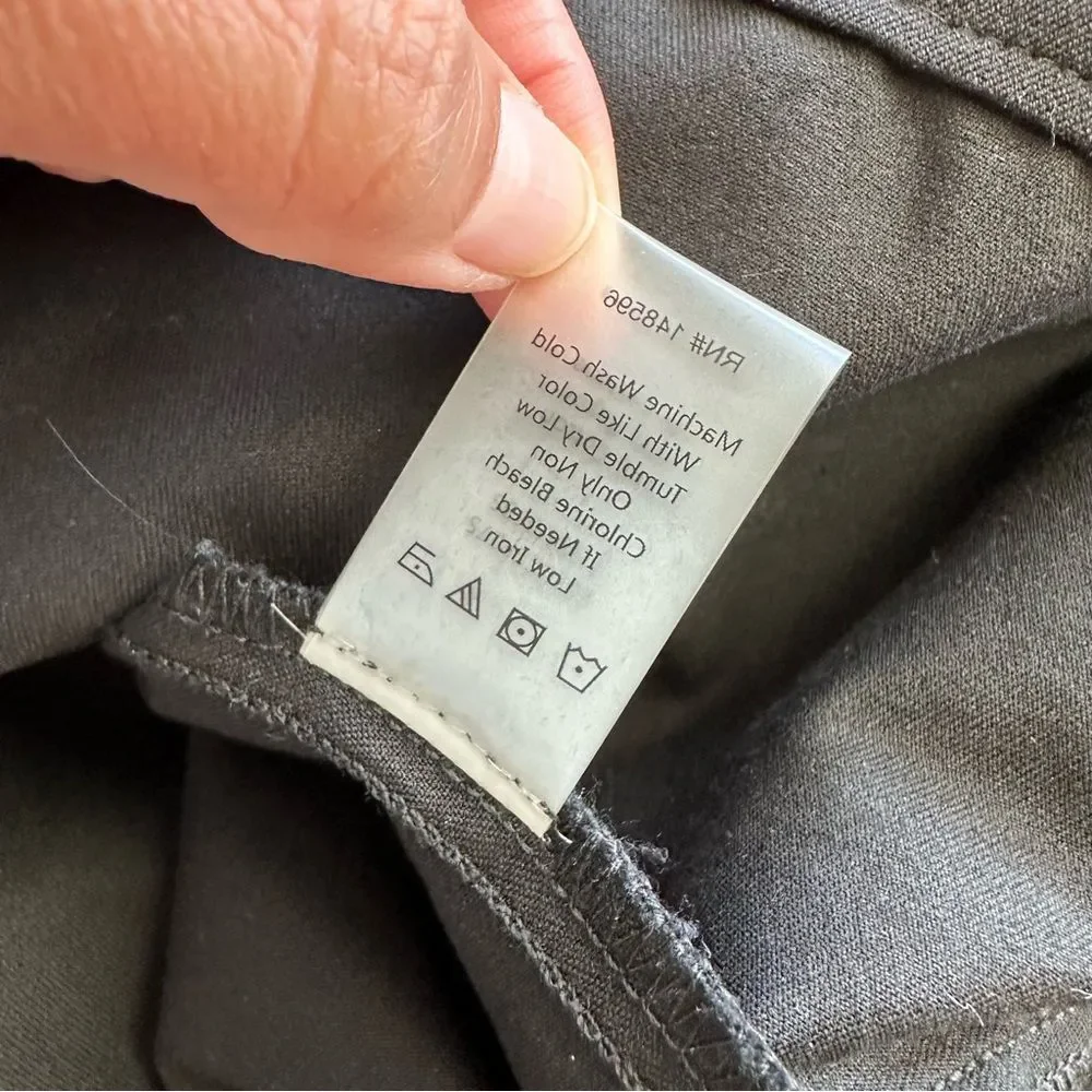 NWT Universal Standard Chelsea Stretch Cotton Twill Jacket Black Size Small (XL) - Picture 7 of 9